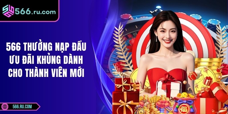 566 Thưởng Nạp Đầu – Ưu Đãi Khủng Dành Cho Thành Viên Mới
